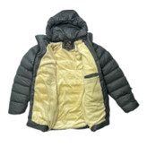 کاپشن مردانه داخل کرک north face نورث فیس رنگ طوسی