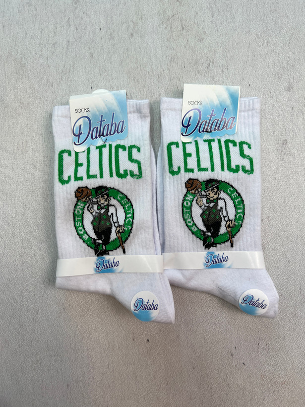 جوراب ساق بلند celtics رنگ سفید سبز