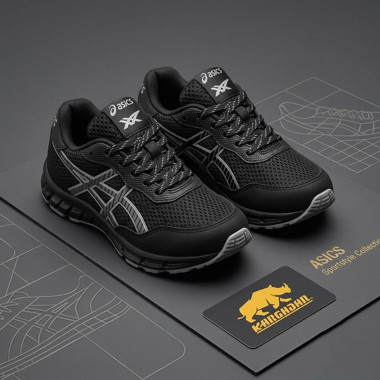 کتونی بچه گانه اسیکس asics رنگ مشکی