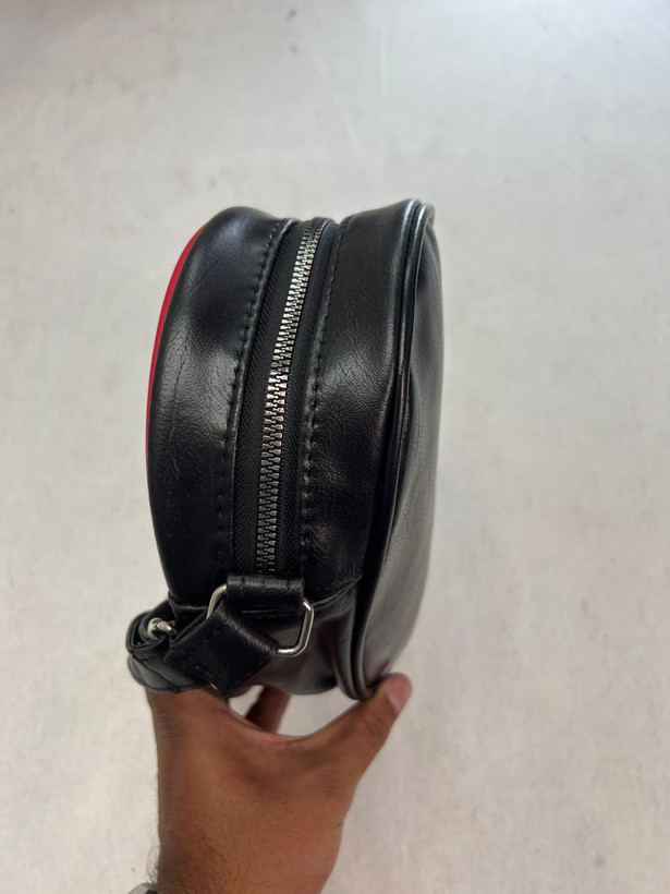 کیف دوشی طرح اسکلت رنگ مشکی